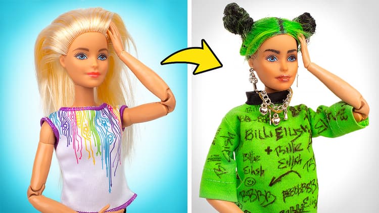 Barbie Doll Transformation Into Popular Characters