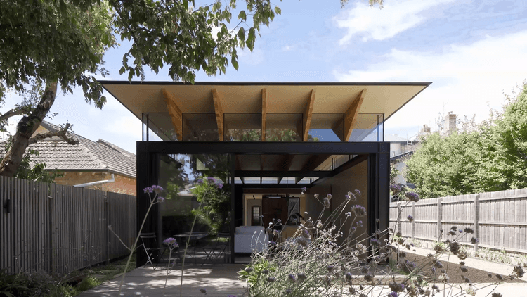 Warm Minimalist Interior for this Heritage Home Extension