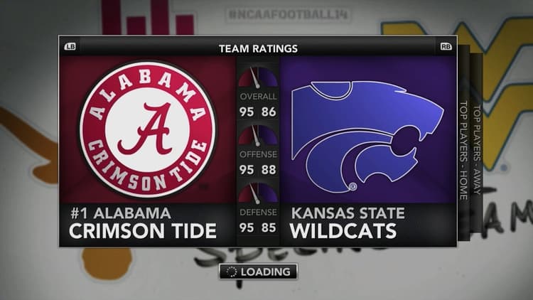 
CL SPORTS SIM MATCHUP - Sugar Bowl - Alabama vs Kansas State
