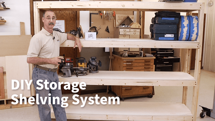 DIY Storage Shelving System