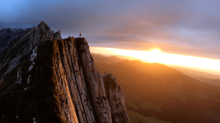 The Swiss Alps by First Person View Drones, Part 1