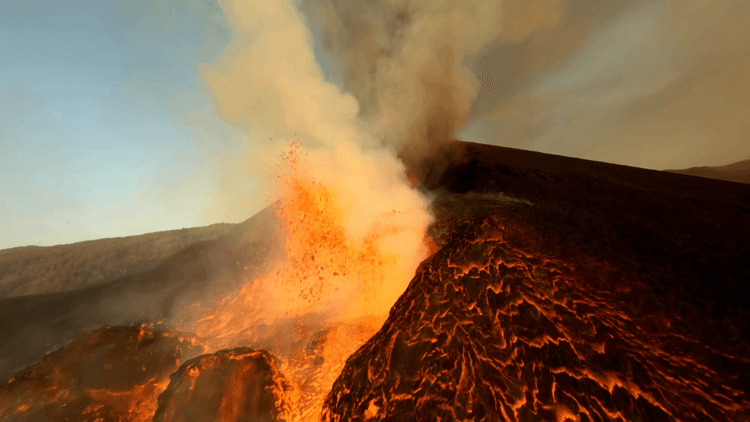 Volcanoes Captured by First Person View Drones, Part 1