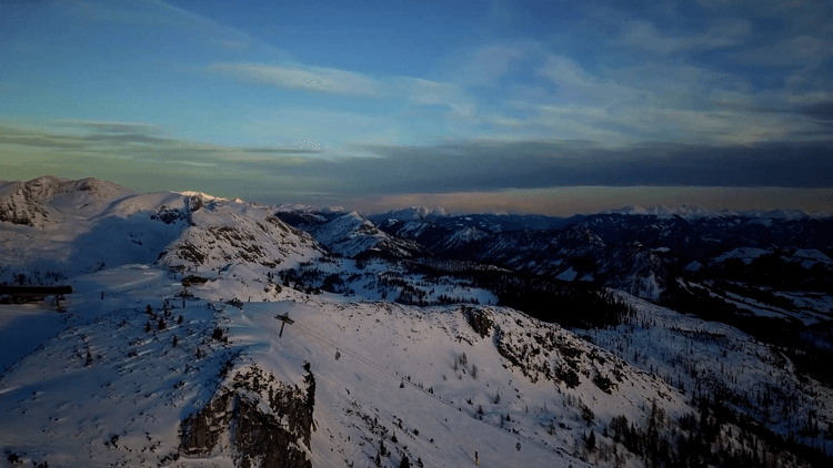Winter in Austria Explored by Drone, Part 1