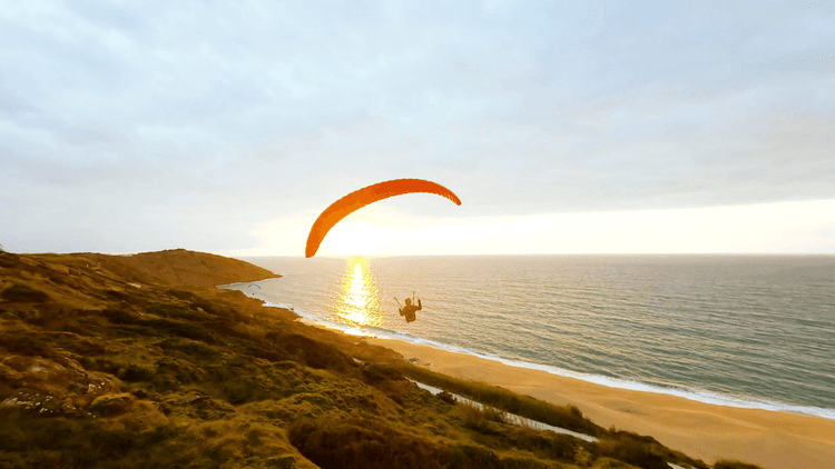 Paragliding, Captured by First Person View Drones, Part 3
