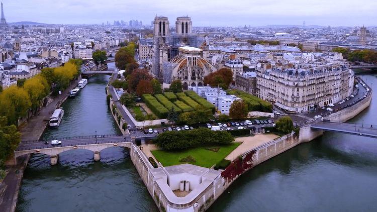 Aerial Views of Paris, France, Part 1