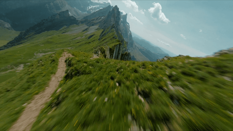 The Swiss Alps by First Person View Drones, Part 2